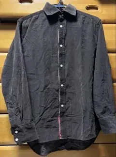 Robert Graham 細畝コーデュロイシャツ ダークブラウン　サイズL