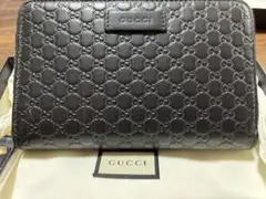 GUCCI グッチシマ ラウンドジップ 長財布 財布