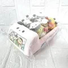 【すみっコぐらし】パンダ観光バス　てのりぬいぐるみ　2020　未開封