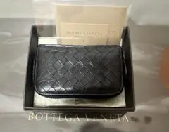 【付属品付】ボッテガヴェネタ イントレチャートコインケース/ラム/黒1️⃣✨✨✨