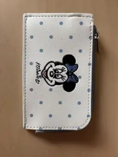 ミニーマウス コインケース 水玉模様