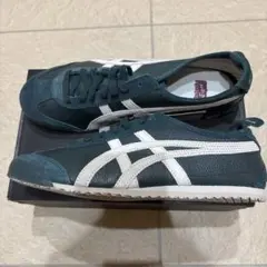 【新品未使用】オニツカタイガー　D2J4L ハンプトングリーン×バーチ28cm