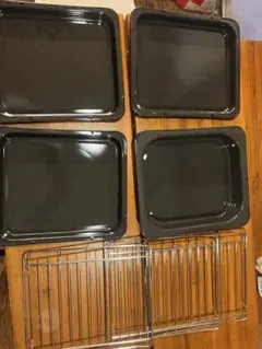 新品✨ リンナイ Rinnai　オーブン皿　網　セット リンナイ（Rinnai） 純正部品 (074-002-000) オーブン皿 卓上型ガス