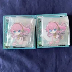 フリューくじ E賞 プレートぬーどるストッパー 巡音ルカ 2個