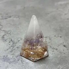 現品限り✨️《癒しと真実の灯火》アメジスト盛り塩レジン（置き型）
