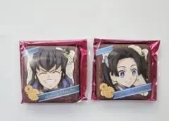 鬼滅の刃　バレンタイン　ギフト風缶バッジ　嘴平伊之助　神崎アオイ