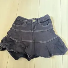 ネイビー フレアスカート 110