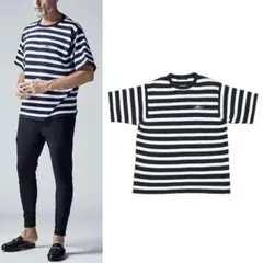 試着のみ 定価3.9万 22SS AKM　ニット ビッグ Tシャツのサムネイル