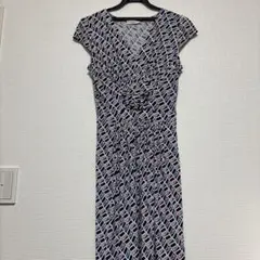 エジェリ　幾何学模様ワンピース
