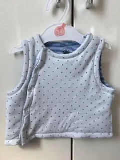 ベビー服 ベビーベスト 6m67cm プチバトー PETIT BATEAU 美品