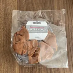 ブラウン✖️グレー　シュシュ