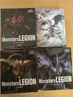 遊戯王　Monsters LEGION 三幻神　　青眼の白龍　フィギュア　セット