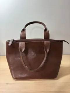 ブラウンレザートートバッグ　本革
