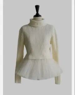 最短即日匿名配送sheller シェリエ ballerina knit tops