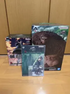 進撃の巨人 一番くじ　A賞獣の巨人 B賞リヴァイ　セット（Ｄ賞付き)