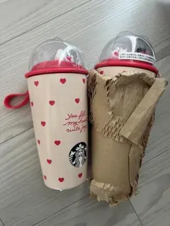 スタバ バレンタイン2026 カップシェイプステンレスボトル ハート 355ml