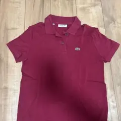 LACOSTE ワインレッド ポロシャツ Mサイズ