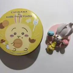 ちいかわ 討伐シーンフィギュア でかい鳥 ミニゴーフル 缶 うさぎ セット