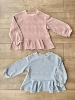 【お値下げ】アプレレクール　長袖　トレーナー　双子　姉妹　100