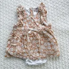 petit main 花柄ロンパース 70cmのサムネイル