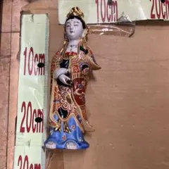 開運‼️美術 骨董品 工芸品 九谷焼 ‼️縁起置物 ♣大型観音立像 守護仏 開運‼️美術 骨董品 工芸品 九谷焼 ‼️縁起置物 ♧大型観音立像 守護