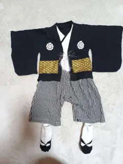 ベビーロンパース羽織袴（靴下付き）70サイズ