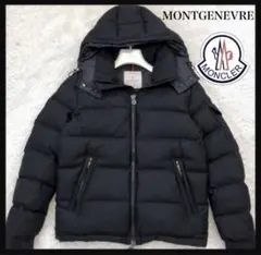 美品. MONCLER \"モンジュネーブル\" ブラック T4 国内正規品 XL MONCLER モンクレール ダウン ダウンジャケット モンジュ