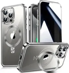 WTAIYUN iPhone 15 Pro Max ケース 全面保護 CDリング