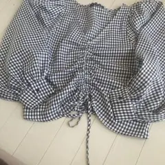 INGNI ギンガムチェックブラウス Mサイズ