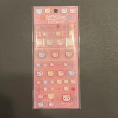 【正規品】ハローキティ　90s タイルシール　カオハナ