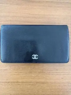 CHANEL ココマーク レザー 長財布 ブラック 正規品