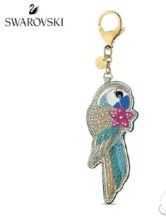【Swarovski 】　トロピカル　パロット 鳥　バッグチャーム　#チャーム