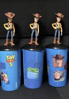 日本未発売】映画『トイストーリー5』トッパー付ドリンクカップ3種