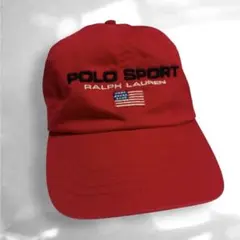 POLO SPORT RALPH LAUREN レッド キャップ 赤 復刻