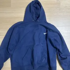 Nike ネイビー フード付きパーカー M