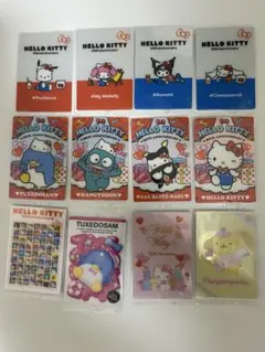 ハローキティ アニバーサリーカード 12枚セット