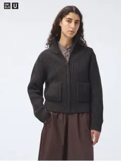 UNIQLO U/ラムブレンドジップアップジャケット