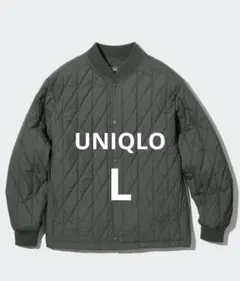 ☆最終値下げ☆美品UNIQLOヒートテックウォームパデッドジャケットLオリーブ