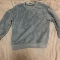 水色 ボア ルームウェア Mサイズ