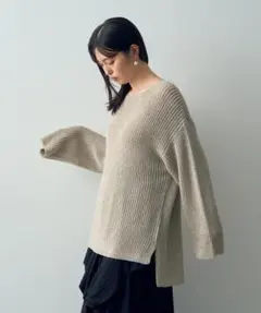 （新品）イェッカヴェッカ　スパンコールボートネックニット