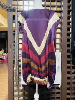silkチュニックブラウス