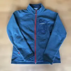 mont-bell キッズ クリマプラス　100 フリース150 青