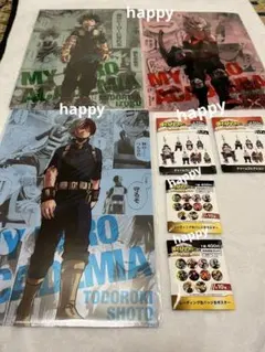 ヒロアカ ジャンプショップ クリアファイル 爆豪勝己 緑谷出久 轟焦凍