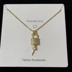 韓国レディースファッション　キュービックジルコニア　ステンレススチールネックレス