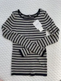 ボーダーカットソー