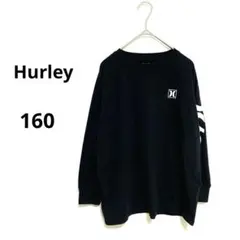 【Hurley】ハーレー　キッズ　 長袖カットソー　黒　160 ロンT