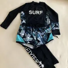 メイジエル サーフプリント 子供用水着セットXL 120CM