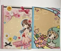 平成当時物　ちゃお　めちゃもて委員長　ちびデビ　付録　ノート　平成女児のサムネイル