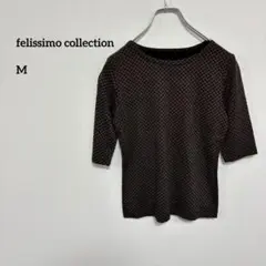 Felissimo collection 五分袖トップス Mサイズ日本製c316