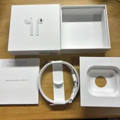 AppleAirPodsワイヤレスイヤホン 空箱　Lightningケーブル付き